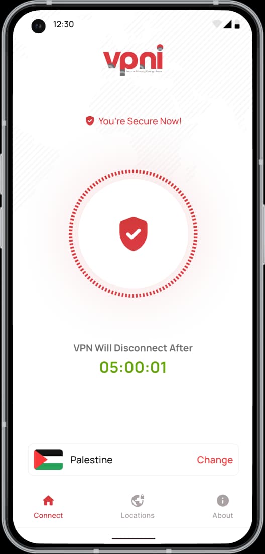 VPNi.io app screen